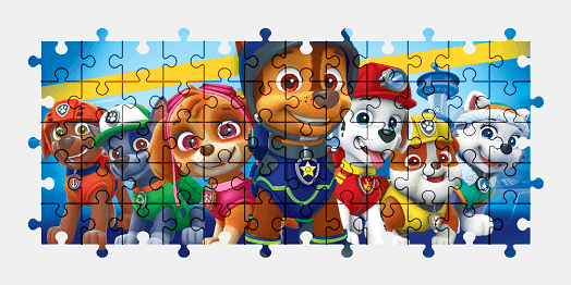 Jigsaw puzzle online paw-patrol,cartoon,character,colorful
