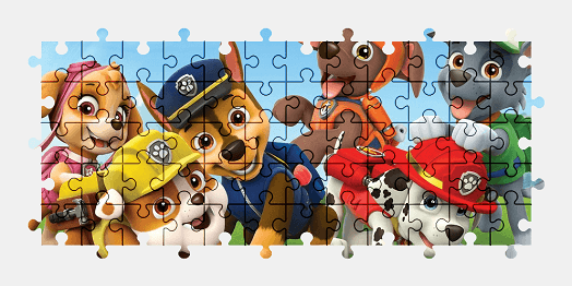 Jigsaw puzzle online paw-patrol,cartoon,character,colorful