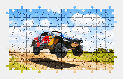 Jigsaw puzzle online peugeot,rally,sports-car,sport,race,colorful