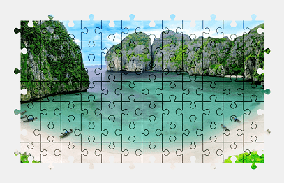 Jigsaw puzzle online island,beach,colorful,thailand,nature