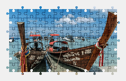 Jigsaw puzzle online thailand,boat,vehicle