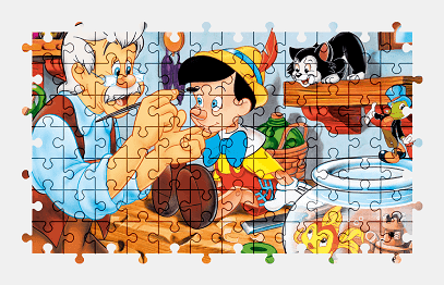 Jigsaw puzzle online pinocchio,character,cartoon,colorful
