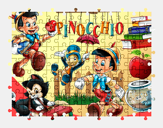 Jigsaw puzzle online pinocchio,cartoon,character,colorful