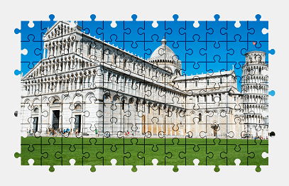 Jigsaw puzzle online pisa,italy,building,architecture,colorful