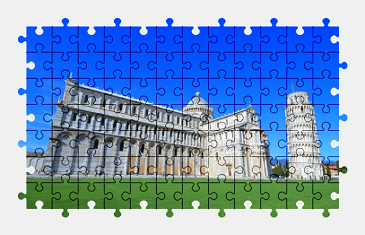 Jigsaw puzzle online pisa,cathedral,tower,building,italy,architecture,colorful