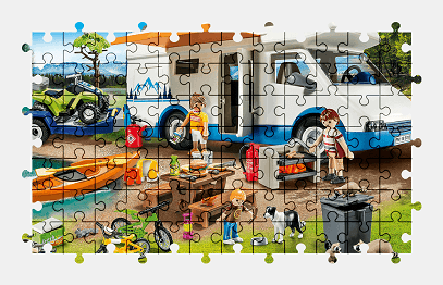 Jigsaw puzzle online playmobil,model-figure,toy,colorful