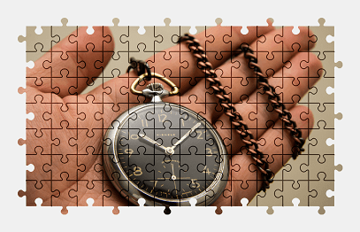 Jigsaw puzzle online clock,time