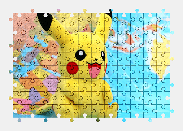 Jigsaw puzzle online pokemon,pikachu,colorful,toy