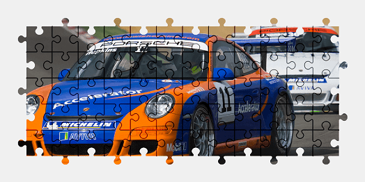 Jigsaw puzzle online porsche,race,sports-car,colorful