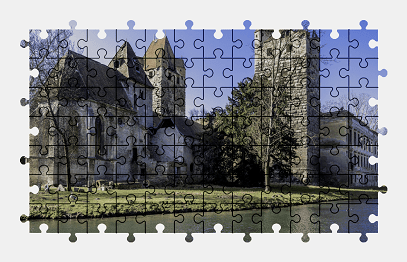 Jigsaw puzzle online castle,austria,building,architecture