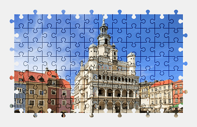 Jigsaw puzzle online poznan,city,colorful,poland,building,architecture