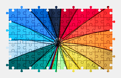 Jigsaw puzzle online rainbow,umbrella,color,colorful