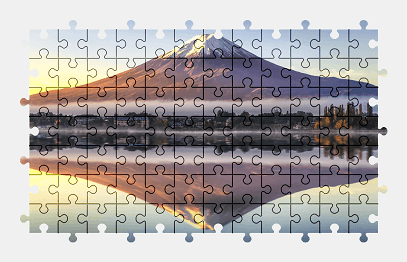 Jigsaw puzzle online reflection,mountains,colorful,lake,nature,japan,landscape