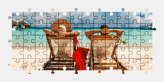 Jigsaw puzzle online relax,beach,colorful,nature