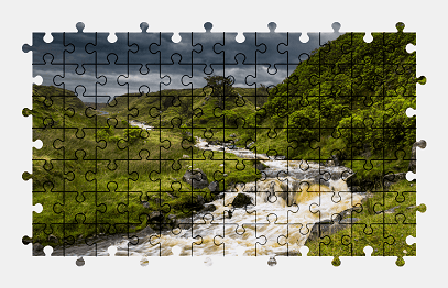 Jigsaw puzzle online river,nature