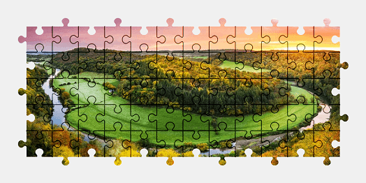 Jigsaw puzzle online river,autumn,landscape,nature,colorful