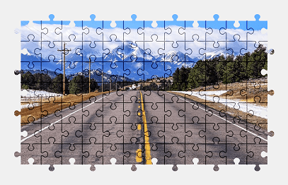 Jigsaw puzzle online road,mountains,colorado,usa,landscape,sky,colorful