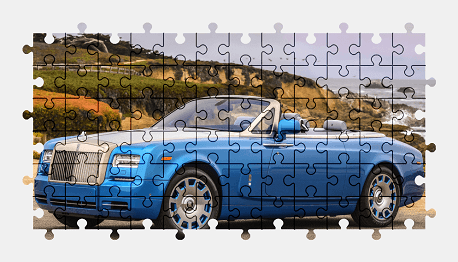 Jigsaw puzzle online rolls-royce,car,vehicle,colorful