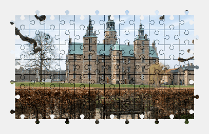 Jigsaw puzzle online castle,copenhagen,denmark,building,architecture