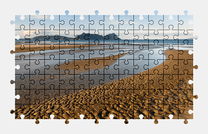 Jigsaw puzzle online river,new-zealand,landscape,nature