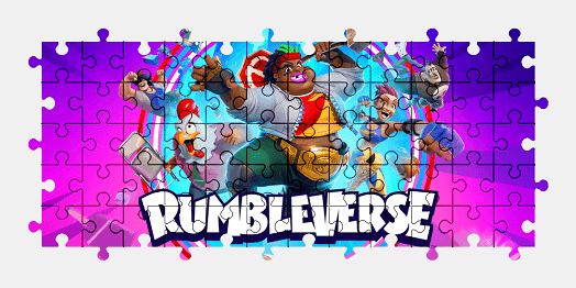 Jigsaw puzzle online rumbleverse,video-games,character,colorful