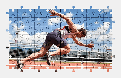 Jigsaw puzzle online sport,colorful