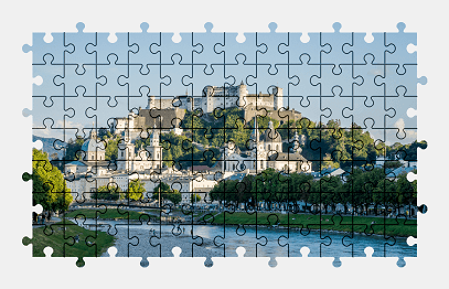 Jigsaw puzzle online salzburg,austria,city,building