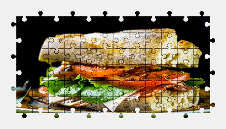 Jigsaw puzzle online sandwich,food,bread,colorful