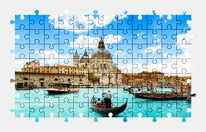 Jigsaw puzzle online venice,italy,church,building,architecture,colorful