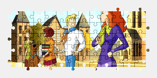 Jigsaw puzzle online scooby-doo,cartoon,character,colorful