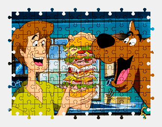 Jigsaw puzzle online scooby-doo,cartoon,character,colorful