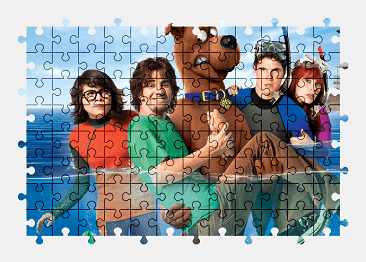 Jigsaw puzzle online scooby-doo,character,colorful