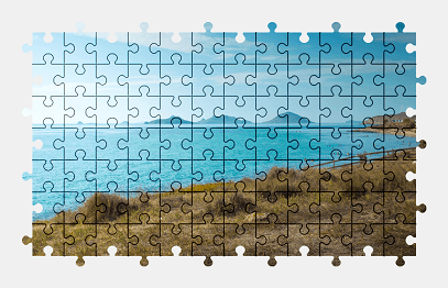 Jigsaw puzzle online seascape,landscape,nature,colorful