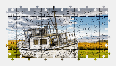 Jigsaw puzzle online ship,vehicle,colorful,nature