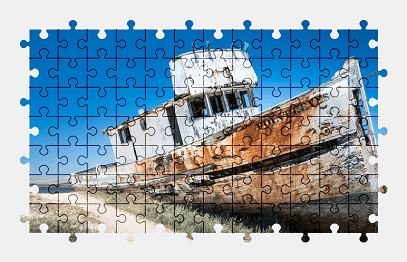 Jigsaw puzzle online ship,california,vehicle,colorful