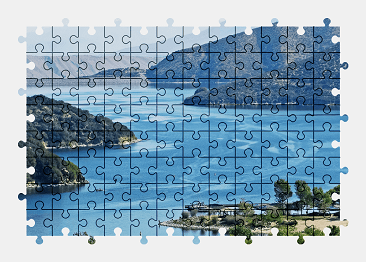 Jigsaw puzzle online lake,california,usa,landscape,nature