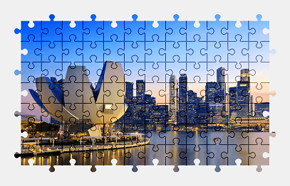 Jigsaw puzzle online singapore,city,building,architecture,colorful,skyscraper