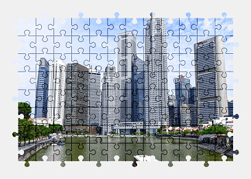 Jigsaw puzzle online singapore,city,skyscraper,building,architecture