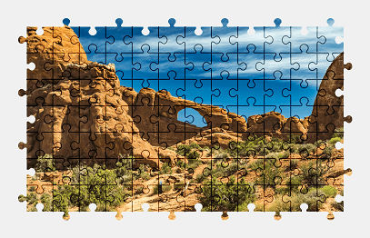Jigsaw puzzle online utah,arch,nature,colorful,usa