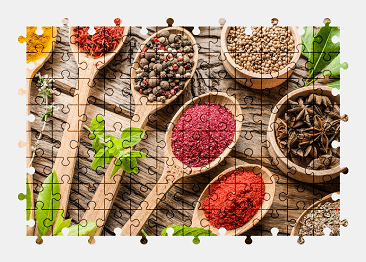Jigsaw puzzle online spices,food,colorful