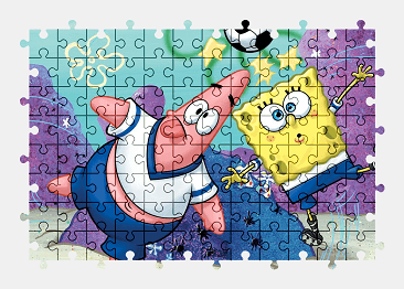 Jigsaw puzzle online spongebob,cartoon,colorful,character