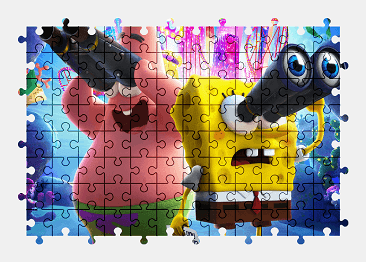 Jigsaw puzzle online spongebob,cartoon,character,colorful