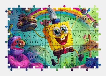 Jigsaw puzzle online spongebob,cartoon,character,colorful