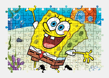 Jigsaw puzzle online spongebob,cartoon,colorful,character