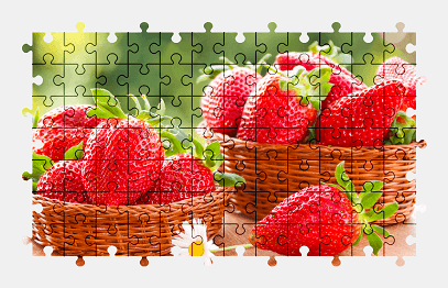 Jigsaw puzzle online strawberry,fruit,food,colorful
