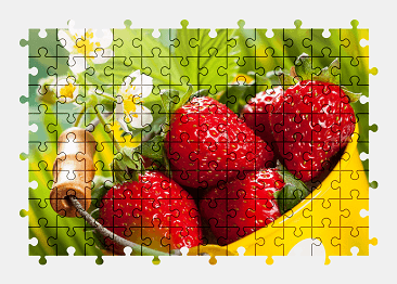 Jigsaw puzzle online strawberry,food,colorful,fruit