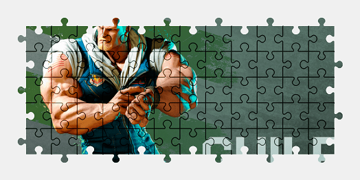 Jigsaw puzzle online street-fighter,video-games,colorful,character