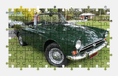 Jigsaw puzzle online green,car,vehicle