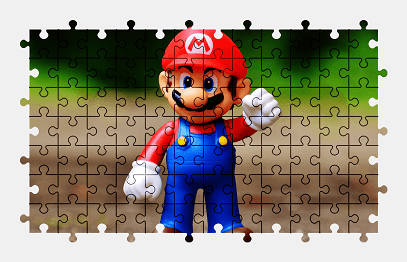 Jigsaw puzzle online mario,character,game,model-figure,toy,colorful