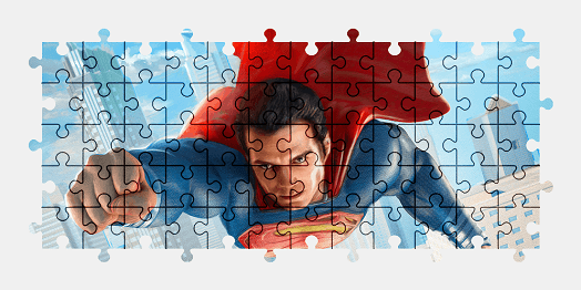 Jigsaw puzzle online superman,superhero,character,colorful